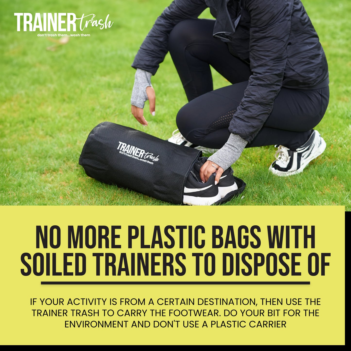 Trainer Trash Washbags Double Pack